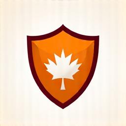 Illustration of a privacy shield with a maple leaf on it, symbolizing data protection for Canadian customers.